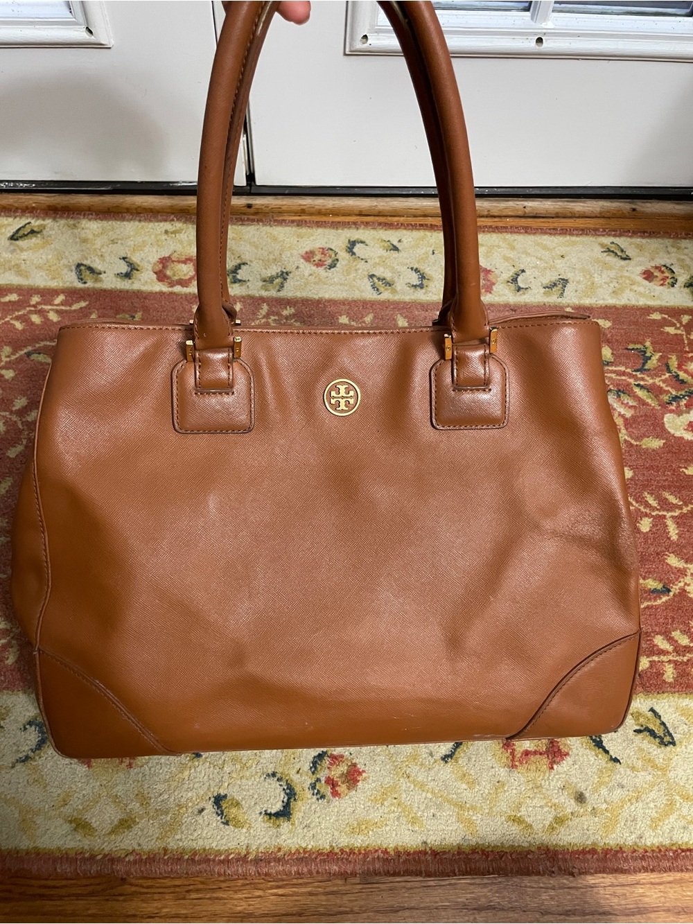 Tory Burch Tan Leather Tote Bag